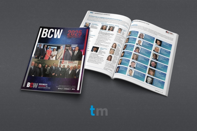 A copy of the BCW’s 2025 Membership Directory cover as well as one open to an inside spread.